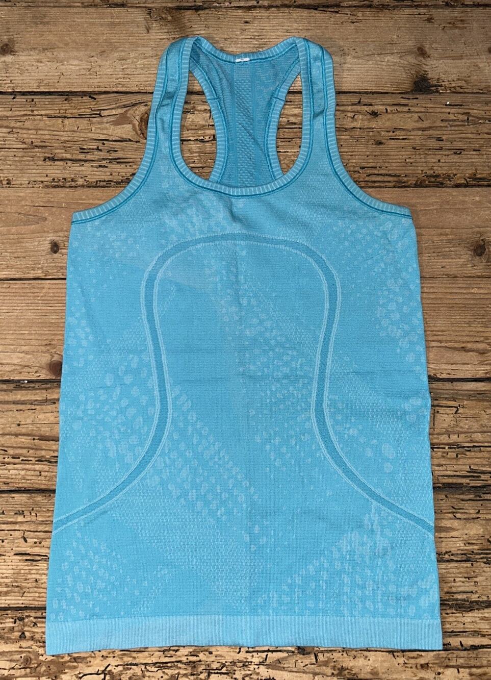 Lululemon Women’s Size 4 Swiftly Tech Tank Heathered Peacock